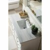 James Martin Vanities Bristol 48in Single Vanity, Bright White w/ 3 CM Arctic Fall Solid Surface Top 157-V48-BW-3AF